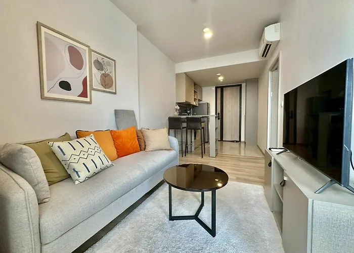 Apartment 5 Mins Thonglor Bts River View Modern Center