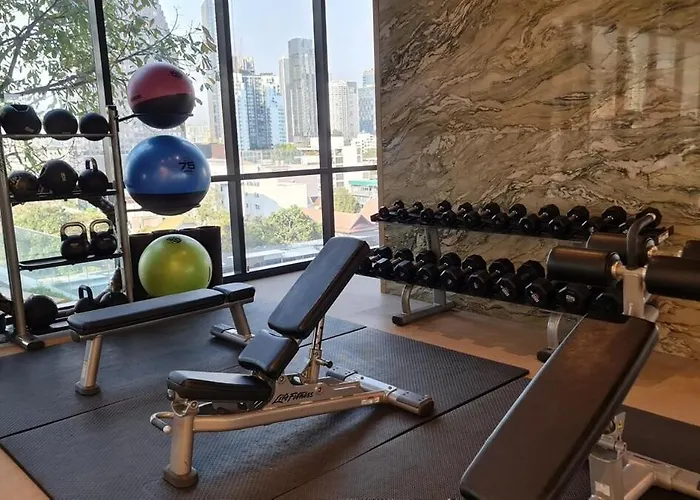 Apartment 5 Mins Thonglor Bts River View Modern Center Bangkok